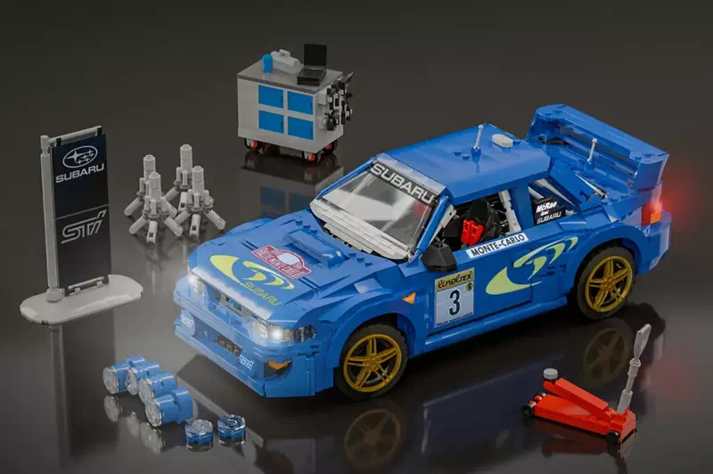スバル インプレッサ WRCがレゴ(R)アイデアレビュー進出 | 1万サポート獲得デザイン紹介