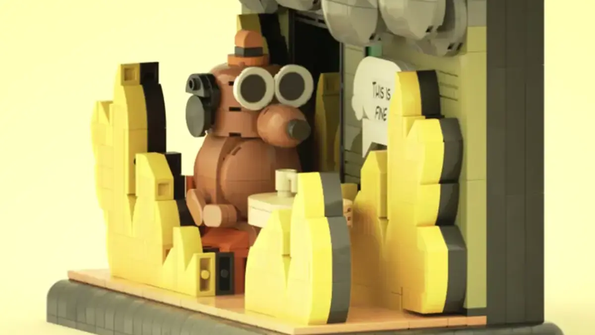 レゴ(R)アイデアで『This is Fine』が製品化レビュー進出！2025年第2回1万サポート獲得デザイン紹介