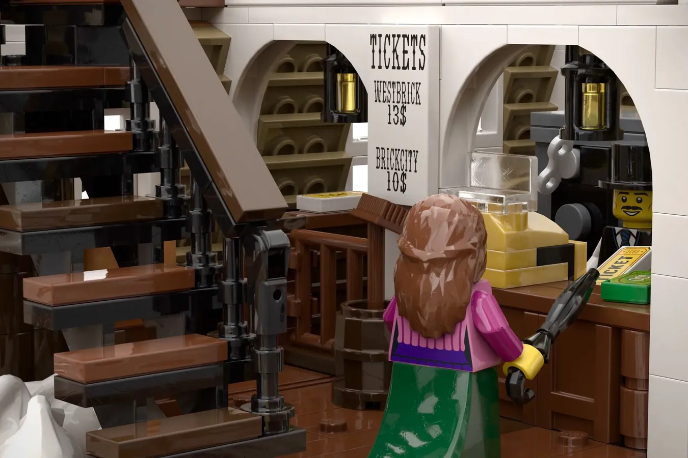 Old West Train Station Advances to LEGO® Ideas Review (2025-2026 Candidate Set) | Third 2024 10K Supporters Design Showcase