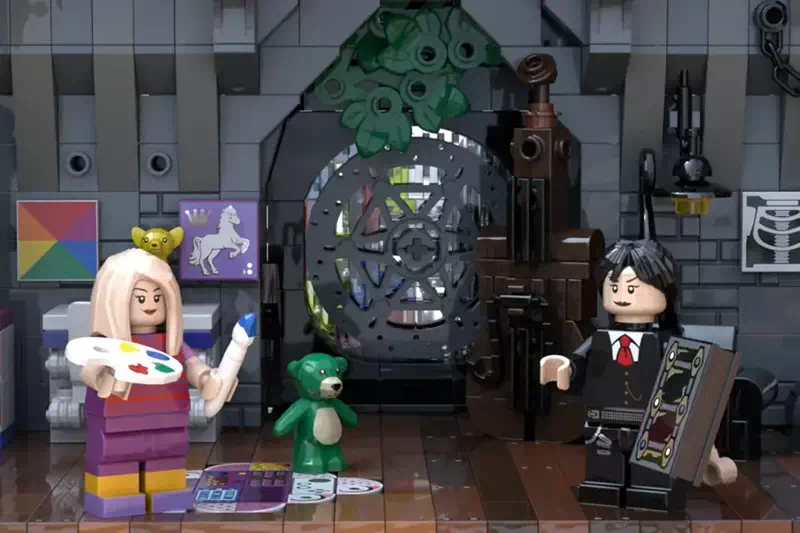 'Wednesday's Room' School Horror Fantasy Advances to LEGO® Ideas Review (2025-2026 Candidate) | 2024 Round 2 Design with 10,000 Supporters