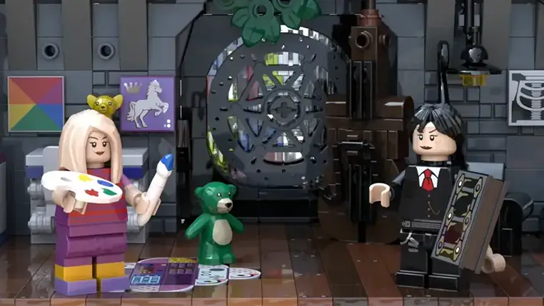 'Wednesday's Room' School Horror Fantasy Advances to LEGO® Ideas Review (2025-2026 Candidate) | 2024 Round 2 Design with 10,000 Supporters