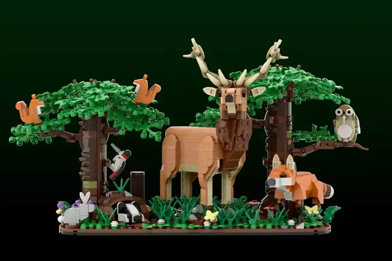 Woodland Wildlife advances to LEGO® Ideas Review (2025-2026 new product candidate) | Introduction of 10,000 supporter design in 3rd round of 2024