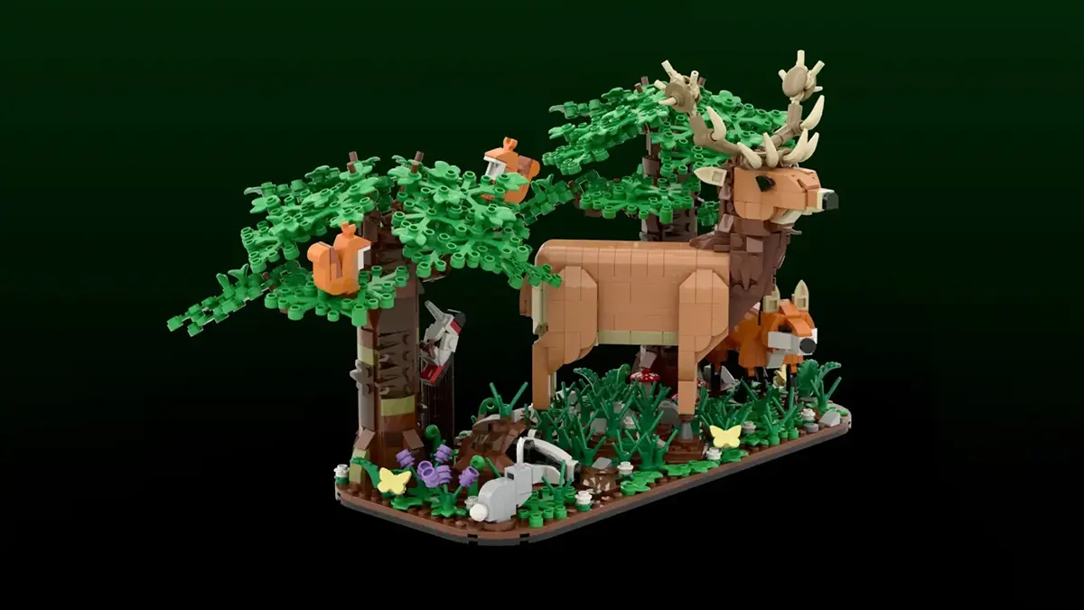 Woodland Wonders: Soothing Forest Animals Set Advances to LEGO® Ideas Review (2025-2026 Potential Release)