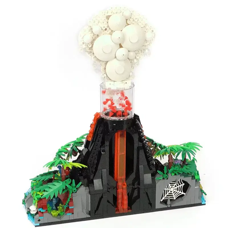 レゴ(R)アイデアで「動く火山」が製品化レビュー進出！