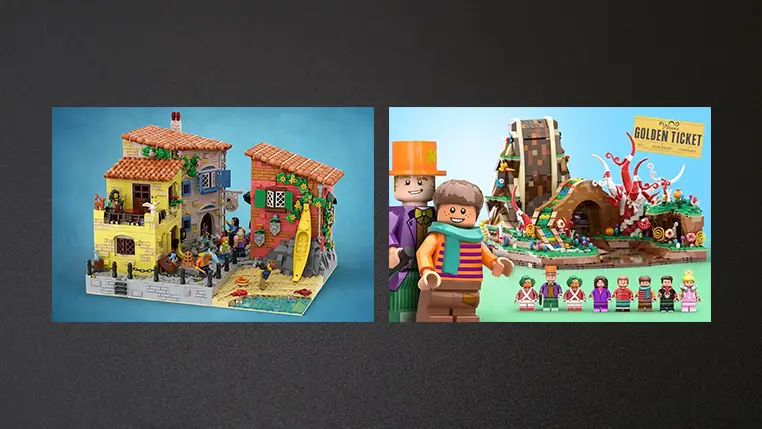 LEGO(R)Dreams Come True: Charlie’s Chocolate Factory and Italian Riviera Set for Brick-tastic Release!