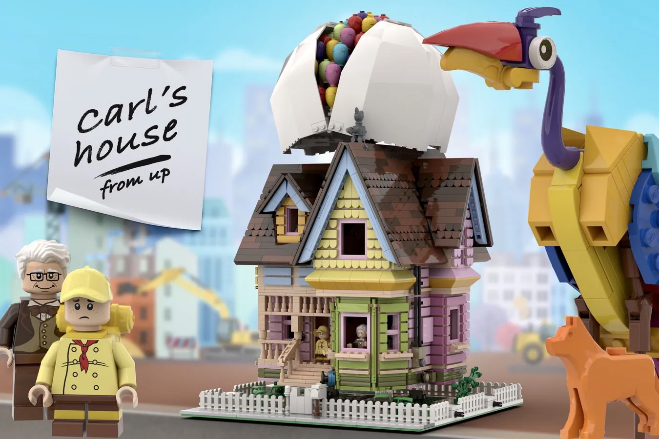レゴ(R)アイデアで『カールじいさんの家』が製品化レビュー進出！2021年第2回1万サポート獲得デザイン紹介