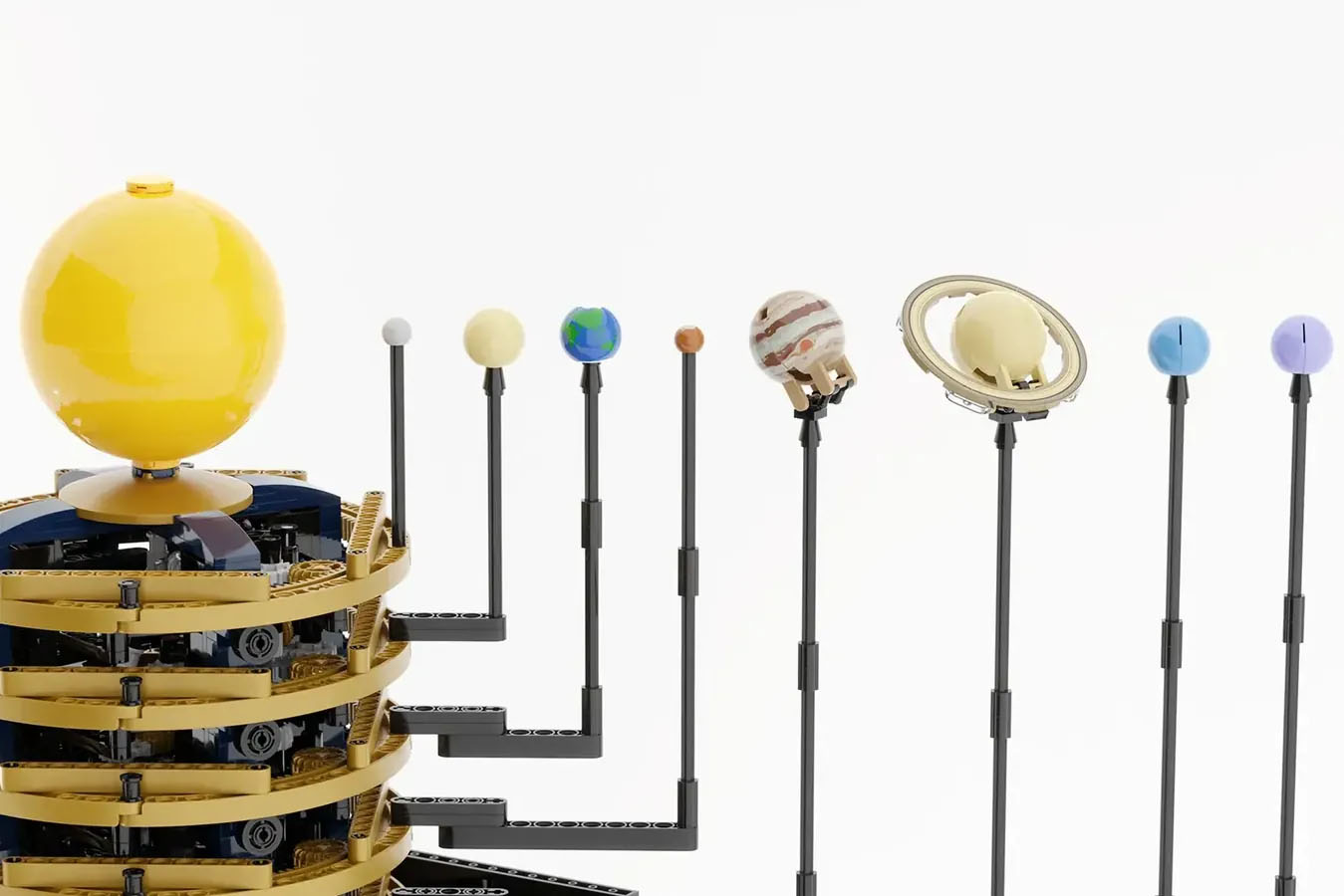 レゴ(R)アイデアで『動く太陽系儀』が製品化レビュー進出！2021年第3回1万サポート獲得デザイン紹介