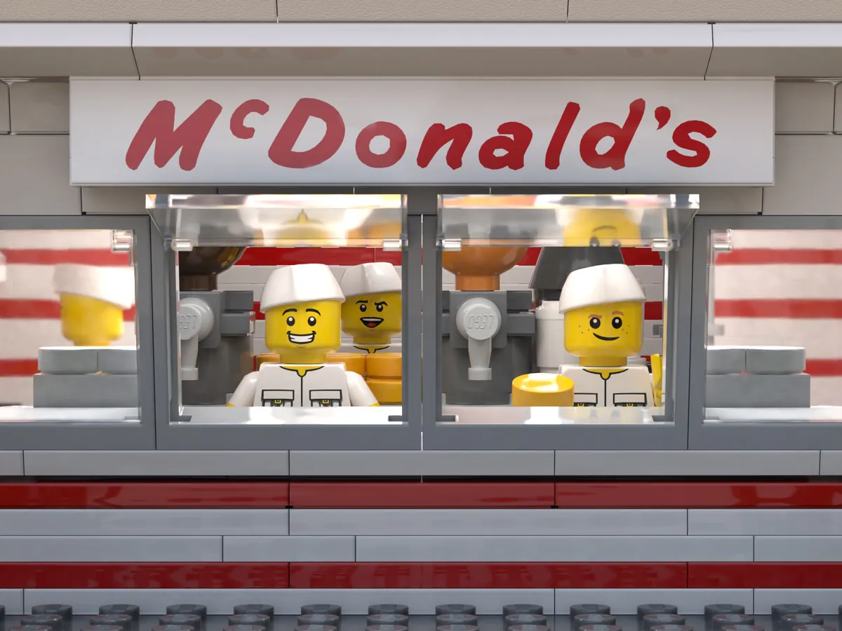 レゴ(R)アイデアで『マクドナルド初期フランチャイズ店舗』が製品化レビュー進出：2021年第3回1万サポート獲得デザイン紹介