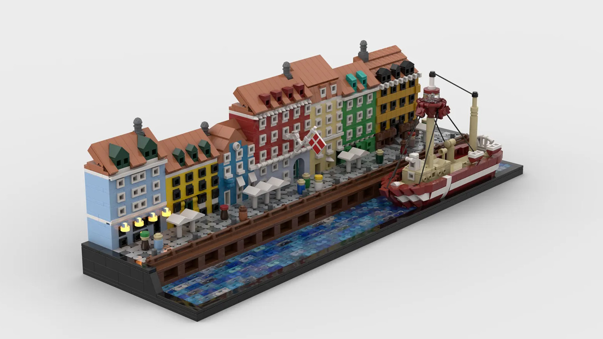 レゴアイデアで『コペンハーゲンのニューハウン』が製品化レビュー進出！2021年第2回1万サポート獲得デザイン紹介