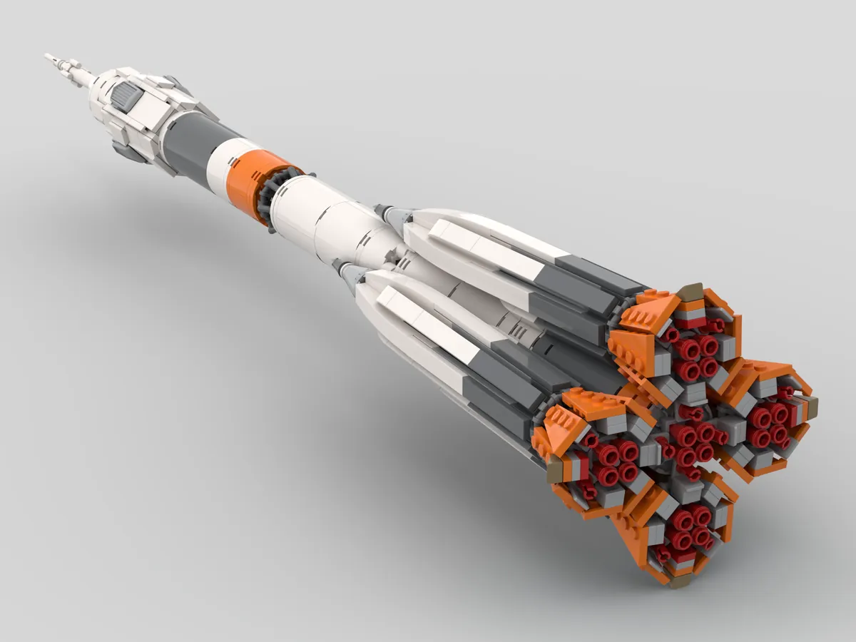 レゴ(R)アイデアで『ソユーズロケット』が製品化レビュー進出：2021年第3回1万サポート獲得デザイン紹介