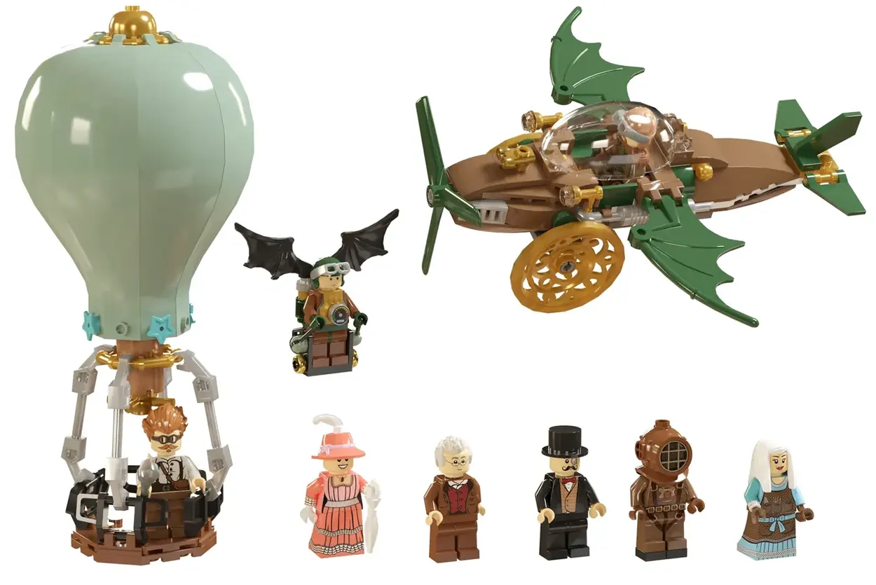 Steampunk Explorers Achieves 10K Support on LEGO IDEAS