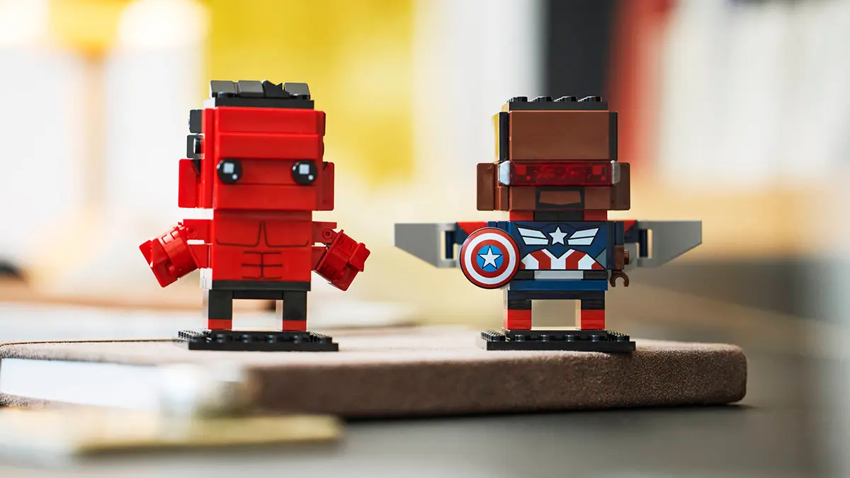 Captain America & Red Hulk BrickHeadz: New LEGO Set for 'Brave New World' Hits Shelves December 1st!