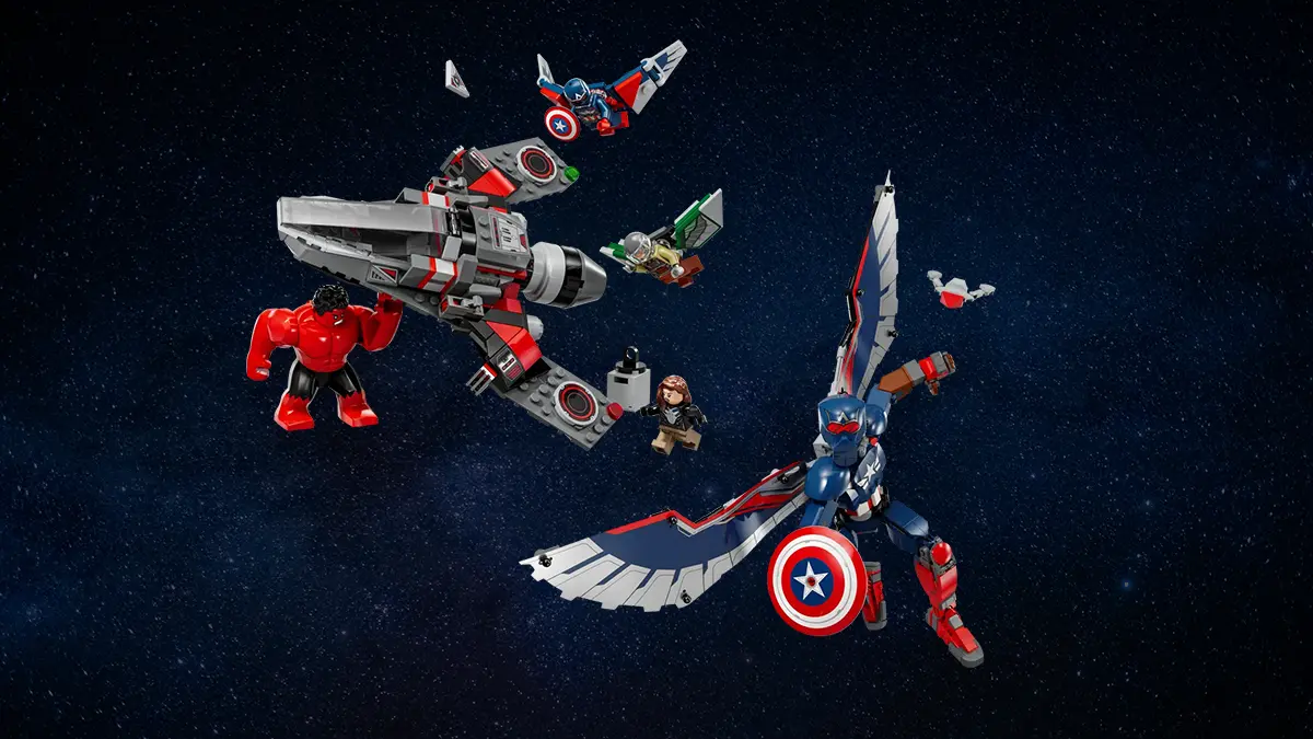 Red Hulk and the Captain America make their debut! New LEGO® Marvel “Captain America: Brave New World” sets to be released on December 1st