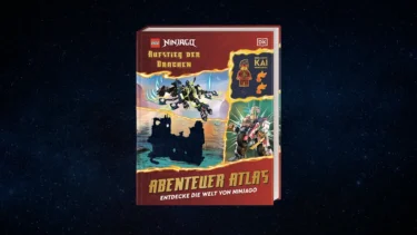 予約受付開始！限定ミニフィギュア付き『LEGO Ninjago Dragons Rising Adventure Atlas: Journey Through the World of Ninjago (ドイツ語版)』【洋書】