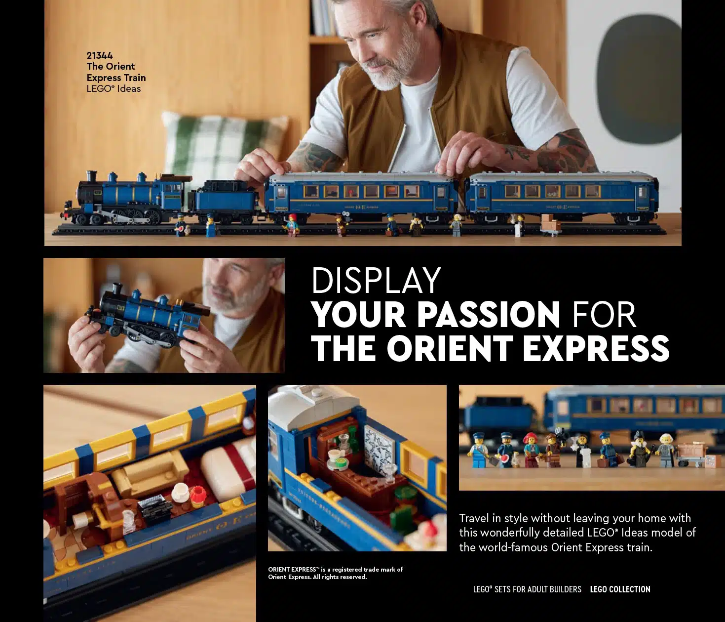 LEGO IDEAS 21344 Orient Express Revealed on Online Catalog