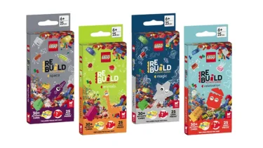 想像力を鍛えるカードとレゴ(R)ブロックのセット『ReBuild Activity Cards』新製品4点Amazonで公開