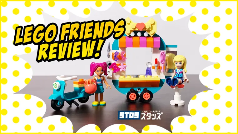 LEGO Review “Mobile Fashion Boutique 41719” with Electric Bike Action | LEGO(R)Friends