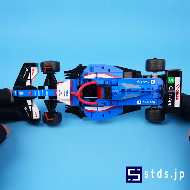 角田裕毅選手所属「レーシングブルズ」のF1マシン「レゴ(R)Visa Cash App RB VCARB 01 F1®(77246)」組立レビュー