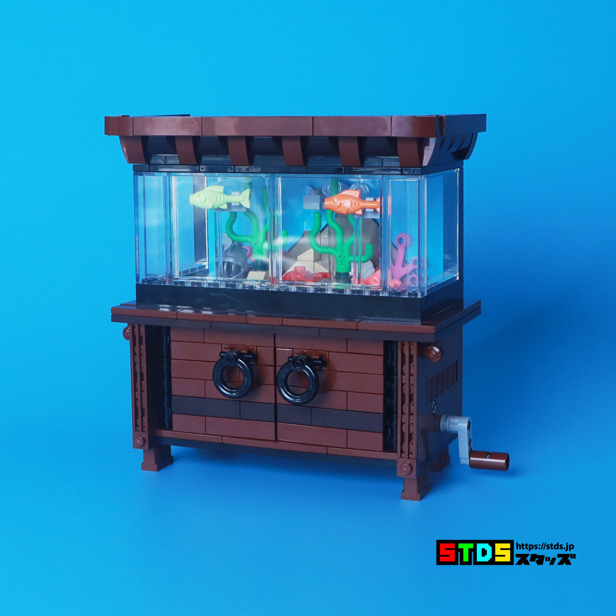 魚が泳ぐ！レゴ(R)レビュー『910015 動く水槽(Clockwork Aquarium)』ブリックリンクのレゴ(R)セット