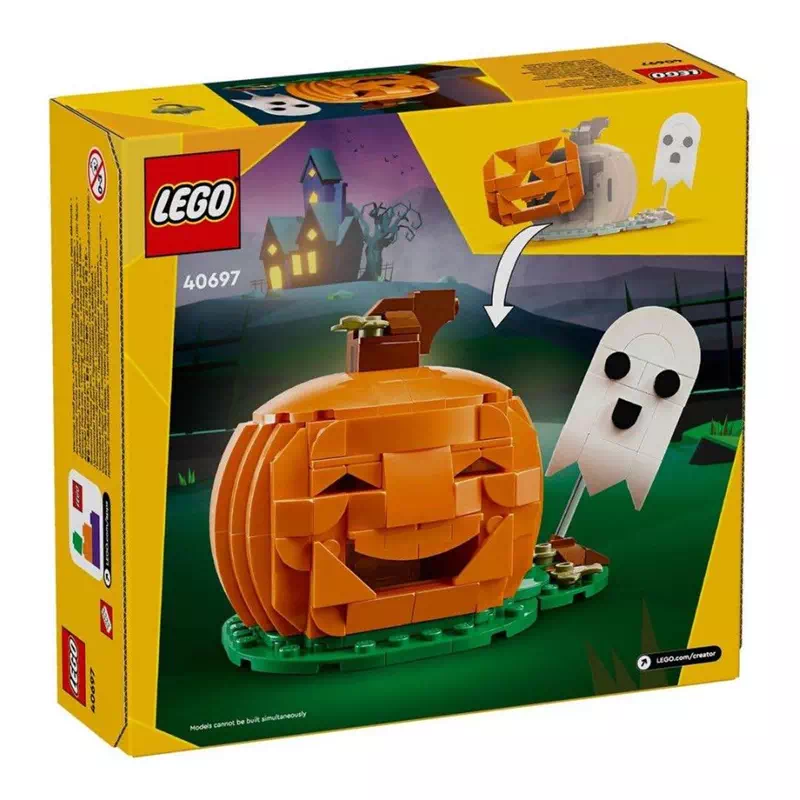 Online Shop Unveils New LEGO® Halloween Set: Jack O' Lantern (40697)