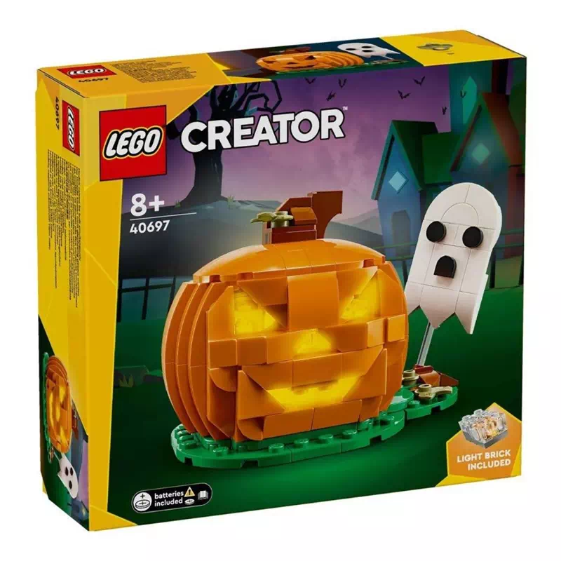 Online Shop Unveils New LEGO® Halloween Set: Jack O' Lantern (40697)