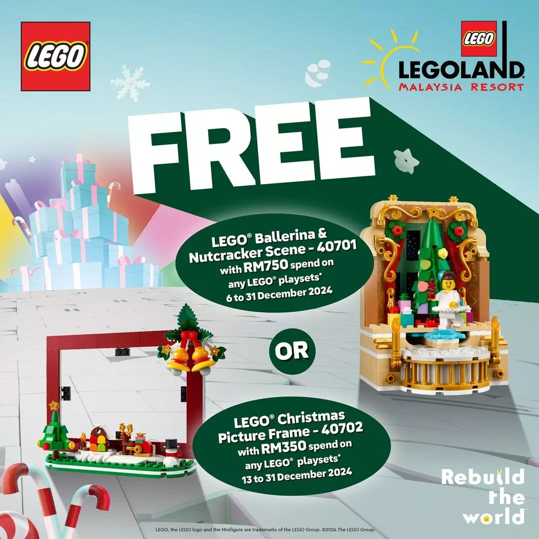 Holiday Magic Unveiled! LEGO® Shop Malaysia Reveals Black Friday & Christmas Gift Promotions