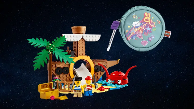 購入特典2つ同時にもらえる「海賊船の遊び場 / ジッパー付き財布」レゴ(R)ショップ公式ストアでプレゼントキャンペーン開催