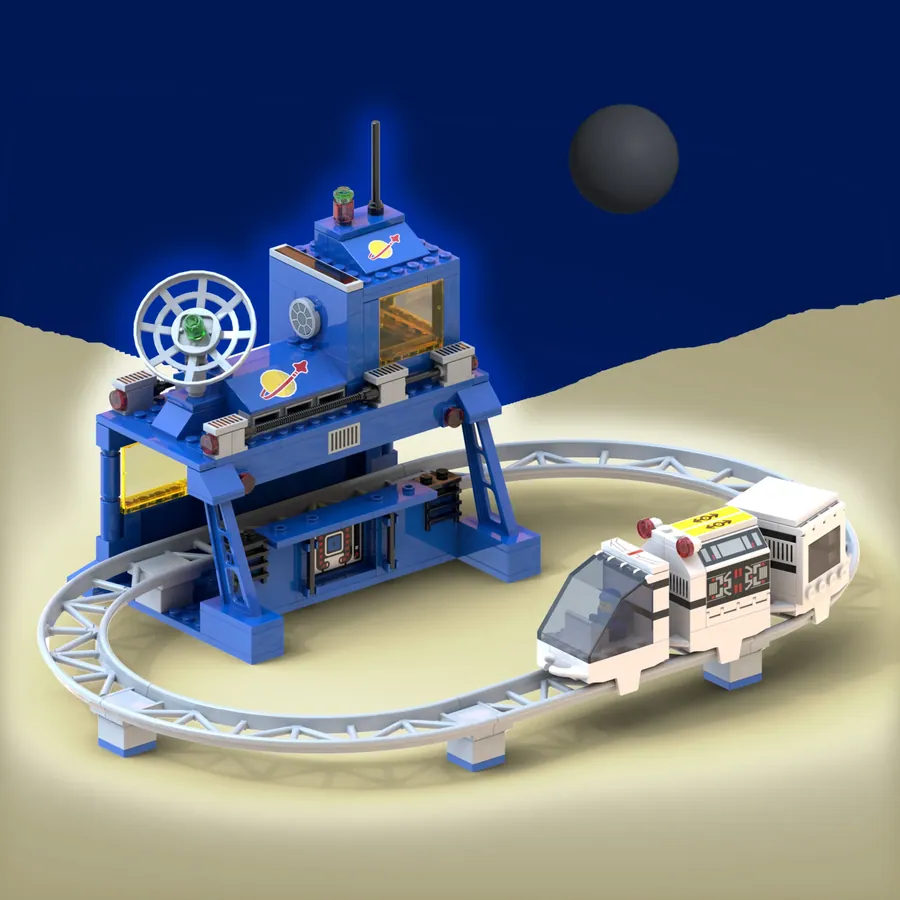 製品化決定「マイクロレール指令センターと月の自動車」レゴ(R)アイデア宇宙探検コンテストグランプリ作品発表