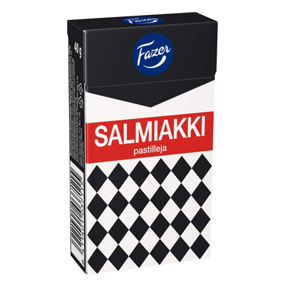 Fazer サルミアッキ SALMIAKKI 40g x 1箱 フィンランド産 【並行輸入品】
