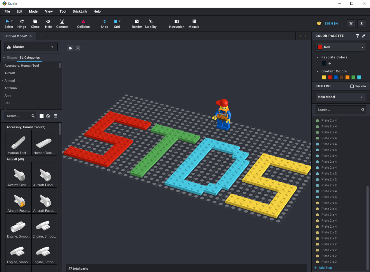 無料レゴ(R)デザインソフト『Studio』使い方入門：便利機能多数！PCとMacでレゴ(R)作品を作ろう